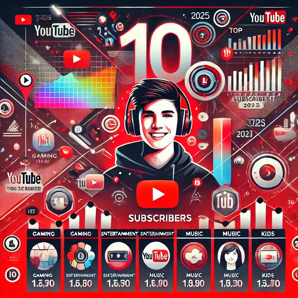 การจัดอันดับ YouTuber ที่มีผู้ติดตามมากที่สุดในโลก ปี 2025